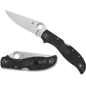 Spyderco Strech 2 XL Taschenmesser, Wellenschliff