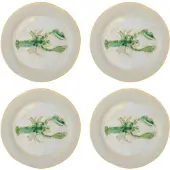 Bloomingville Hadden Teller grün Ø21cm 4er Set