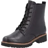 Remonte Schnürboots, Blockabsatz, Schnürstiefelette im Used Look