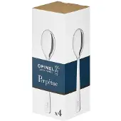 Opinel Perpetue Box 4 Teelöffel, Edelstahl, rostfrei, poliert