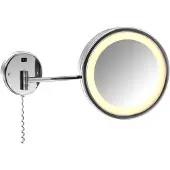 Steinberg Serie 650 Kosmetikspiegel, mit LED-Beleuchtung, 2-armig, 3-fach Vergrösserung, 6509020