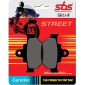 ItalyRacing Bremsbeläge Kh106 Street Ceramic Farbe Schwarz
