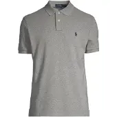 Ralph Lauren Poloshirt 710666998006 Grau Custom Slim Fit