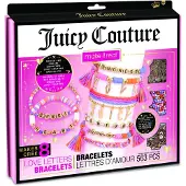 Make It Real Freundschaft Armbänder Set Perlen Buchstaben Anhänger Bänder Lila Orange Weiss Rosa Gummi Kreativität Inspiration für Mädchen