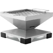 THÜROS T1 Edelstahl Tischgrill 30 x 30 cm
