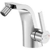 Steinberg Serie 260 Bidetarmatur, mit Ablaufgarnitur, Ausladung 105 mm, 2601300