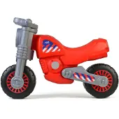 Cavallino Toys Laufrad Cavallino Feuerwehrmotorrad Kunststoff rot für Kinder