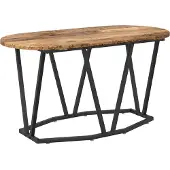 vidaXL Couchtisch Altholz 80 x 40 x 40.5 cm Sperrholz und Metall