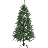 Juskys Künstlicher Weihnachtsbaum Talvi 180 cm mit Metall Ständer, naturgetreu, einfacher Aufbau, Tannenbaum Christbaum Weihnachtsdeko künstlich