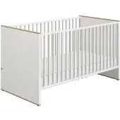 PAIDI Kinderwelten Babybett Lieven , weiß , Maße (cm): B: 76,2 H: 82,3