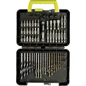 Ryobi RAK60DDF, Drill, Metall, Kunststoff, Holz, Hexagonal, Phillips, Einwurfloch, Torx, 1.5 mm 2 mm 2.5 mm 3 mm 3.2 mm 3.5 mm 4 mm 5 mm 6 mm 4 mm 5 mm 5.5 mm 6 mm 7 mm 3 - 8 mm 8 mm