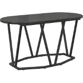 vidaXL Couchtisch Schwarz Eichen-Optik 80 x 40 x 40.5 cm