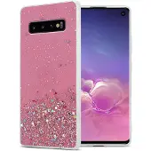 Cadorabo TPU Cover funkelnder Glitter