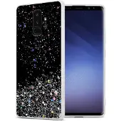 Cadorabo TPU Cover funkelnder Glitter