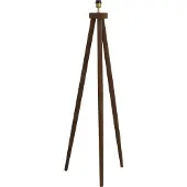 Present Time Light & Living - Stehleuchte ILIAS - Ø52x122cm - Braun