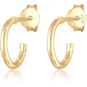 Elli Ohrringe Basic Timeless Creolen Must-Have Trend 925 Silber Elli Gold