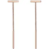 Elli Ohrringe Geo Stift Stab Durchzieher Basic 925 Silber Elli Rosegold