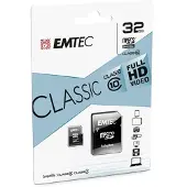 Emtec ECMSDM32GHC10CG, 32 GB, MicroSD, Klasse 10, 20 MB/s, 12 MB/s
