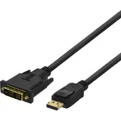 Deltaco DP-2030 serial cable Black 20-pin ha DL DVI-D