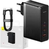 Baseus GaN5 Pro, Drinnen, AC, 1 m, Schwarz