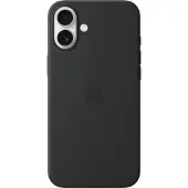 Apple Original iPhone 16 Plus Hülle - Silikon - Backcover/Soft Case - Schwarz