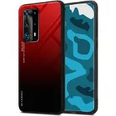 Cadorabo TPU 2 Farben Glas Cover