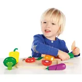 Tidlo Holzschnitt Gemüse Spielset, 20dlg.