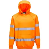 Portwest Warnschutz Kapuzen- Sweatshirt Orange L