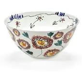 Serax Schüssel L Anemone milk midnight flowers von Marni 25cm