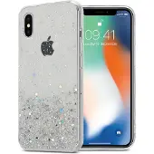 Cadorabo TPU Cover funkelnder Glitter