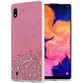Cadorabo TPU Cover funkelnder Glitter