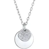 Elli Halskette Damen Messing silber, 42 713165-0001-00420