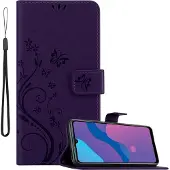 Cadorabo Hülle für Honor 9A mit Blumen Muster