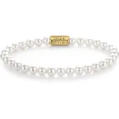 Rebel & Rose RR-60135-G-S Damen-Armband Pearl Gem Gold 6 mm