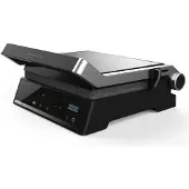 Cecotec Rock'n Grill Smart, Schwarz, Edelstahl, Rechteckig, Berührung, Rost, 285 x 225 mm, Scharnier
