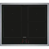 Siemens iQ500 EM645CQB6E, Schwarz, Integriert, 60 cm, Zonen-Induktionskochfeld, Glaskeramik, 4 Zone(n)