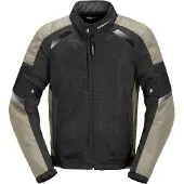 Spidi Tek Net Motorradjacke, schwarz/oliv, M
