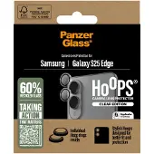 PanzerGlass Kameraprotektor Hoops Optic Rings für das Samsung Galaxy S25 Edge - Transparent