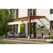 Skanholz Terrassendach "Novara", BxT: 450x309 cm