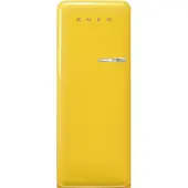 Smeg FAB28LYW5 Freistehendes KÃ1/4hlgerät mit Gefrierfach, 244 l Nutzinhalt KÃ1/4hlteil, 26 l Nutzinhalt Gefrierteil, 60,1 cm Breite, , 139 kWh/Jahr, 4 Sterne, 38 dB Geräuschemissionen, Inverter-Motor
