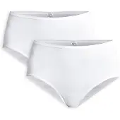 Mey Taillen-Slip | Doppelpack Serie Pure Sense Weiss | Größe 42/44