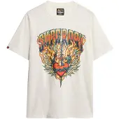 Superdry Biker Rock Graphic Loose Kurzarm-t-shirt