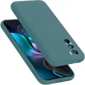 Cadorabo TPU Liquid Silicone Case Hülle für Motorola EDGE 30
