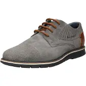 Bugatti SIMONE COMFORT Herrenschuhe - elegante Halbschuhe - Schnürschuhe grau