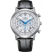 Citizen CA4630-02A Eco-Drive Chronograph Herrenuhr mit Lederband