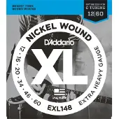 Daddario EXL148 Nickel Wound tonnenschwere 12-60