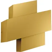 Eglo TIMPAROSSA Wand-/Deckenleuchte Lampe Beleuchtung - L25,5 x H22 x AL10,5 cm - goldfarben - IP20