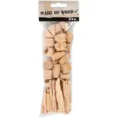 Creativ Company Küchenutensilien aus Holz, 50 Stk.
