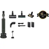 Samsung VS20B95B43N/WD, BESPOKE Jet Plus Akku+ CompleteClean, 2-in-1-Stabstaubsauger, Beutellos, Schwarz, Silber, Trocken, Micro, Multizyklonisch