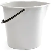 G.Funder Spand, 10 liter, hvid, dansk produceret